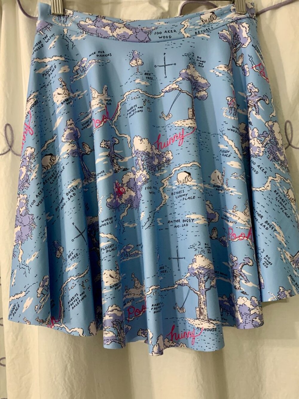 Black Milk Disney Winnie The Pooh Hundred Acre Woods Skirt Size Large Blackmilk